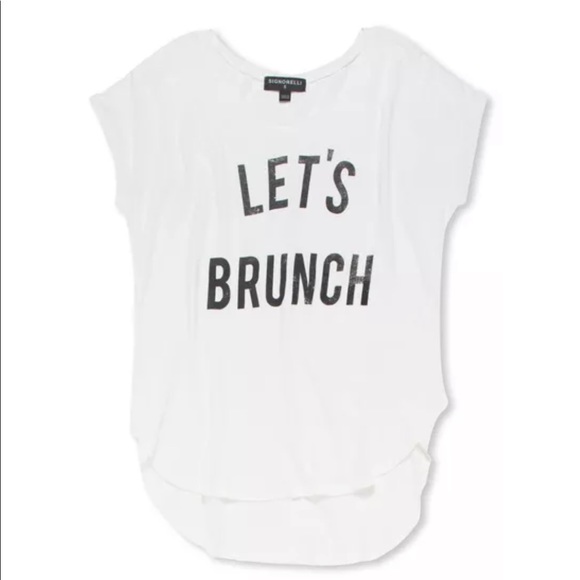 Signorelli “Let’s Brunch” White Tee - Picture 9 of 9
